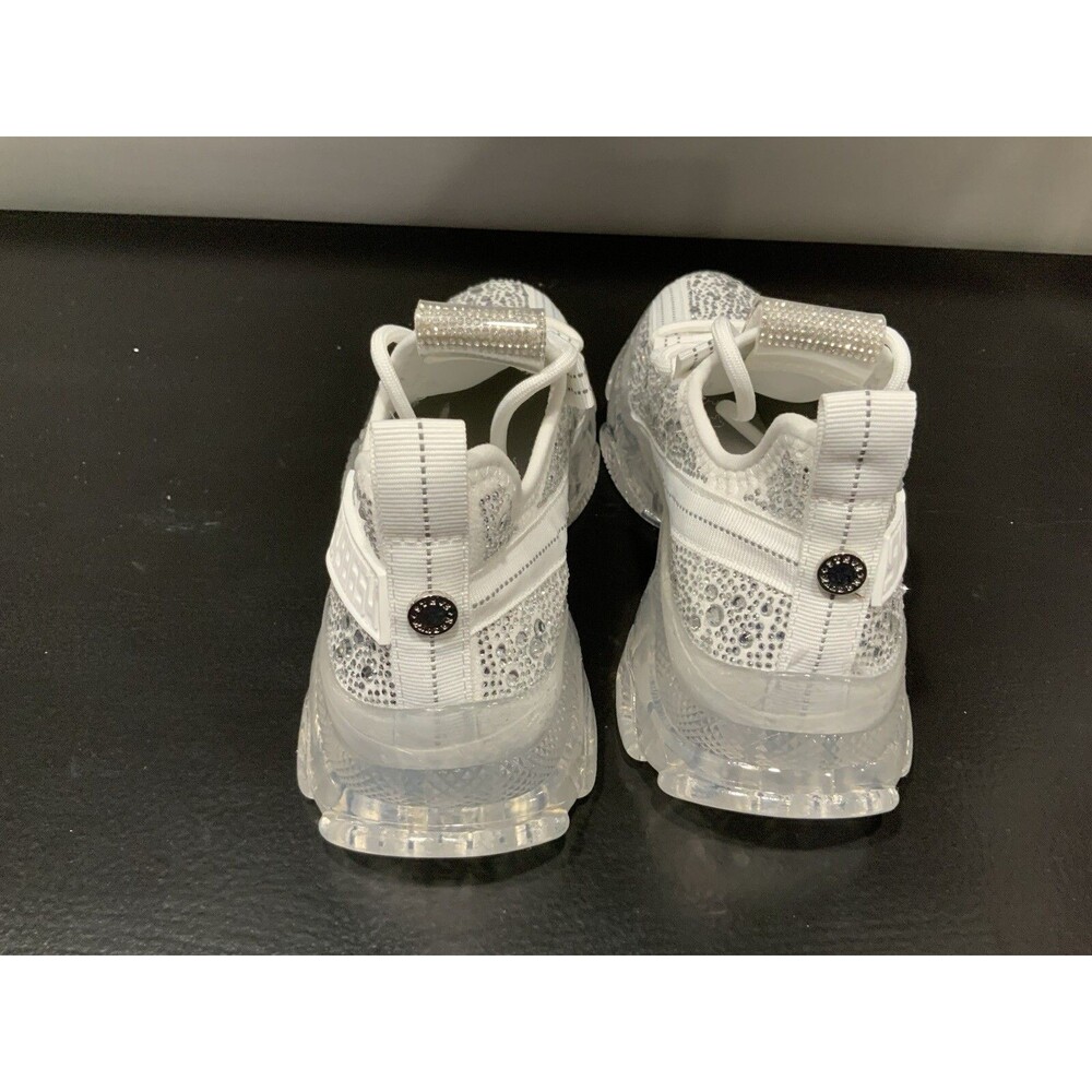 NWOB Steve Madden Maxima Rhinestone - Trim Trainer Sneaker Size 6.5 - Picture 4 of 7